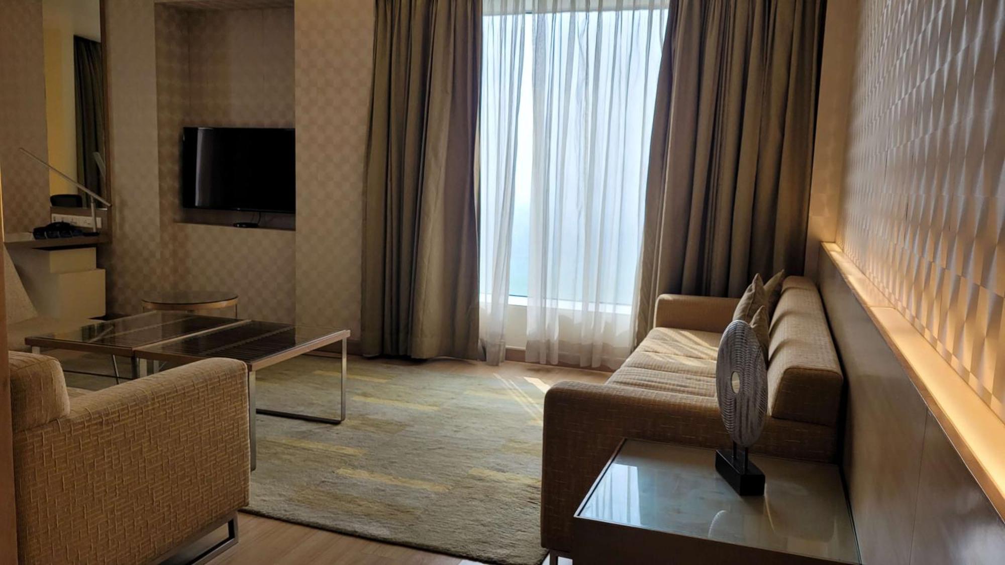 Radisson Blu Hotel, Грейтър Нойда Екстериор снимка Living room of a suite at the Taj Mahal Palace, Mumbai